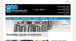 Desktop Screenshot of hr-industries.dk
