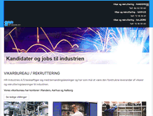 Tablet Screenshot of hr-industries.dk